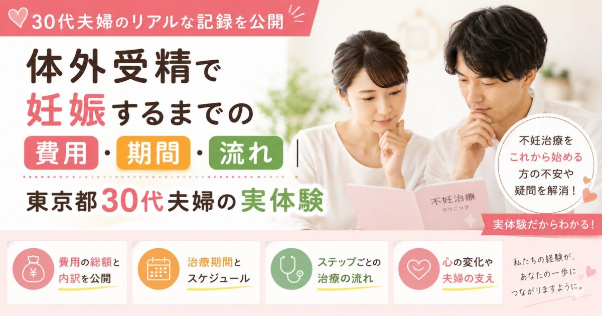 体外受精の全体の流れのアイキャッチ画像