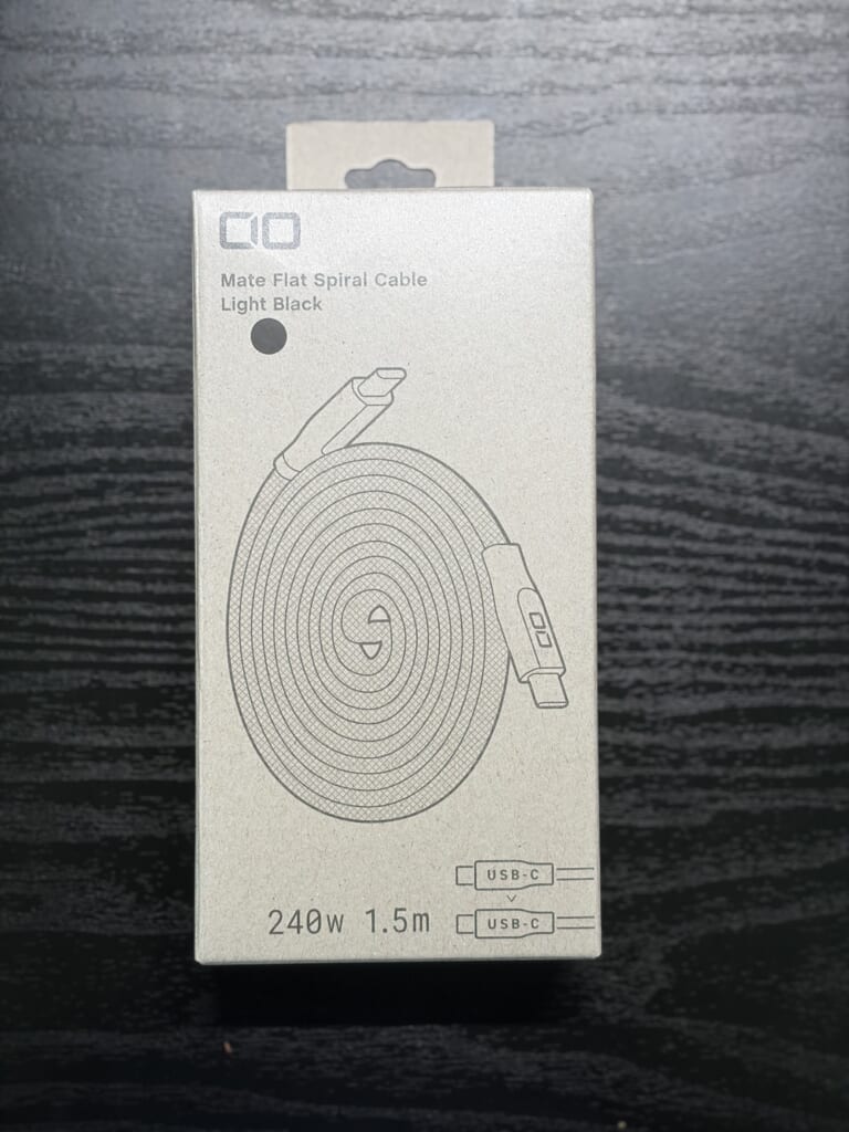 CIOフラットスパイラルケーブルの外箱